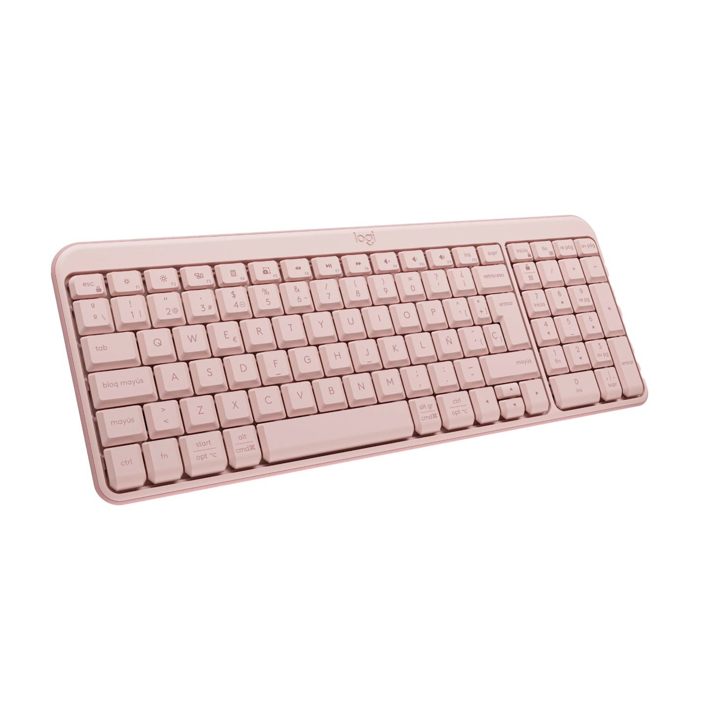 Teclado inalámbrico Logitech K250 Bluetooth - Rosa