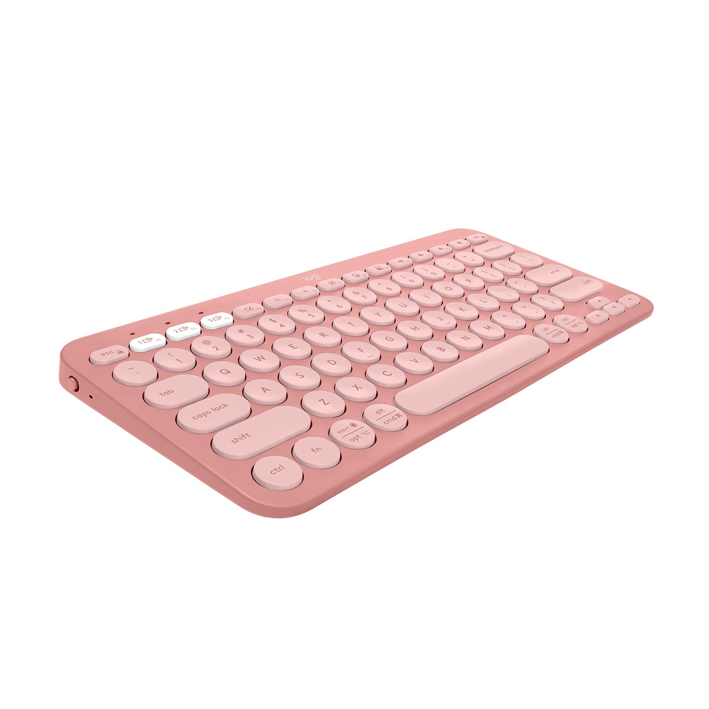 Teclado Inalámbrico Logitech K380s Bluetooth Pebble Rosa