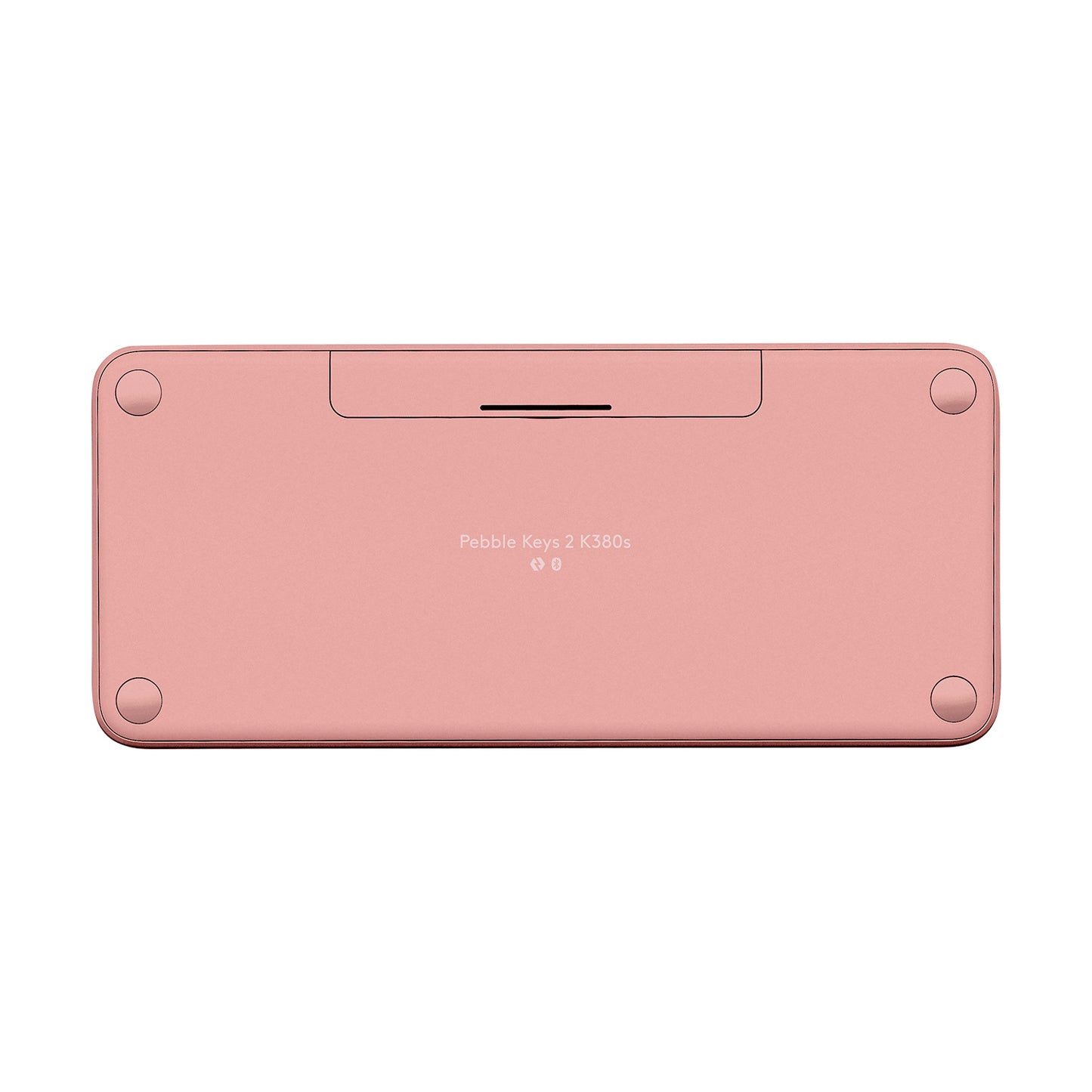 Teclado Inalámbrico Logitech K380s Bluetooth Pebble Rosa