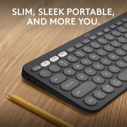 Teclado Inalámbrico Logitech K380s Bluetooth Pebble Negro