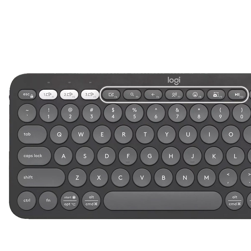 Teclado Inalámbrico Logitech K380s Bluetooth Pebble Negro