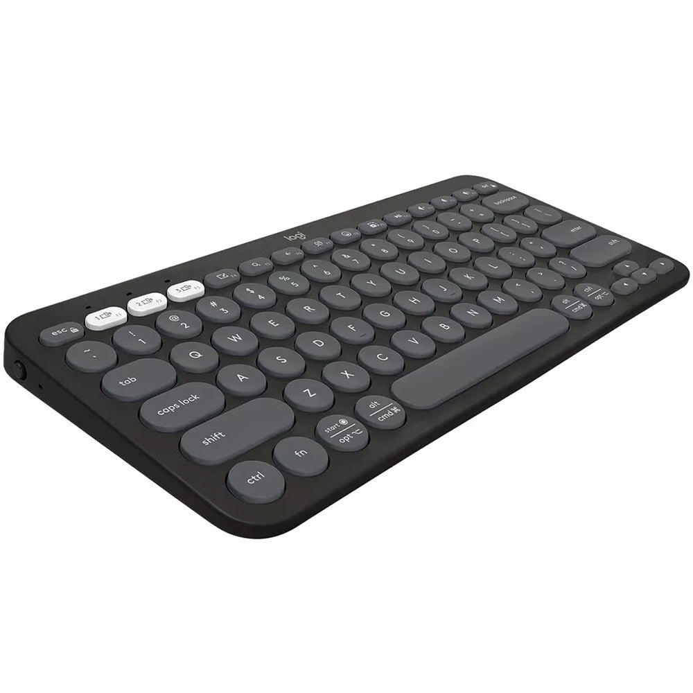 Teclado Inalámbrico Logitech K380s Bluetooth Pebble Negro
