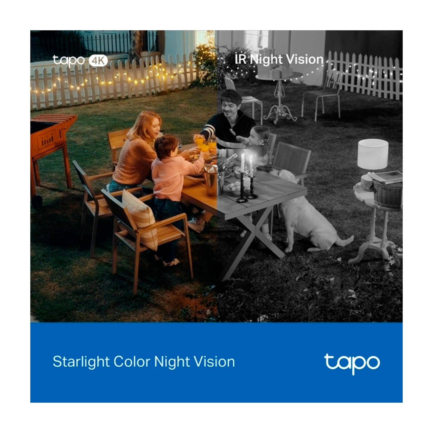 Kit Cámara Tp-link Tapo C660 4k Batería Panel Solar Wi-fi