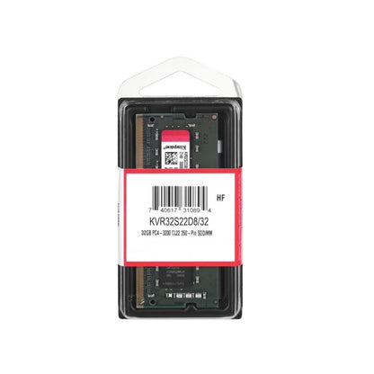 Memoria Ram Kingston DDR4 32GB 3200mhz Para portatil