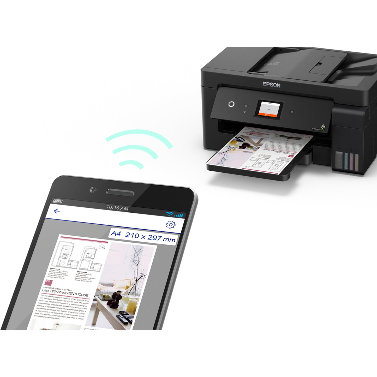 Impresora Multifuncional Epson L14150 tabloide A3 Ecotank
