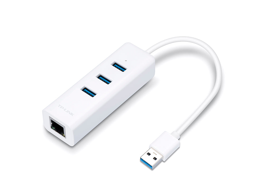 Tp-link, Hub Usb 3.0 2en1: 3 Usb + 1 Ethernet Gigabit, Ue330