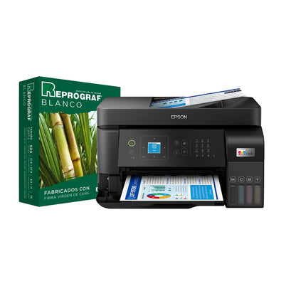 Impresora Multifuncional Epson L5590 Wifi Ecotank + Resma