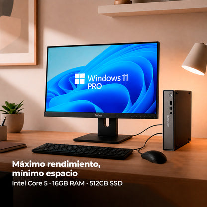 Computador Lenovo THINK Neo Tiny Core 5 210H 16GB 512GB  23.8" FHD