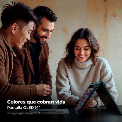 Portátil Lenovo Yoga 7 Ryzen AI 5 340 16GB 512GB OLED Touch