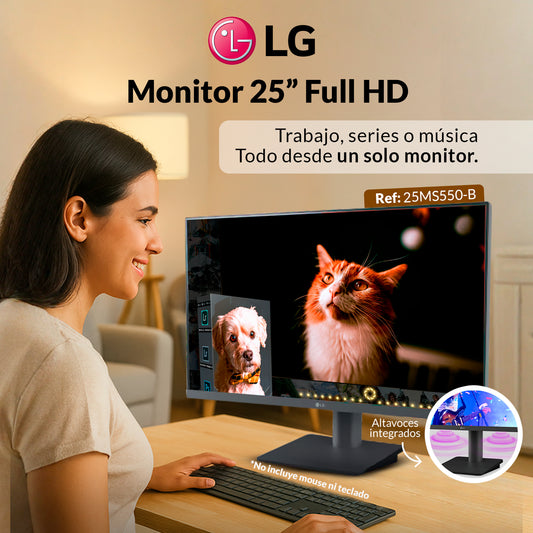 Monitor LG 25MS550 IPS Full HD 100Hz 24.5