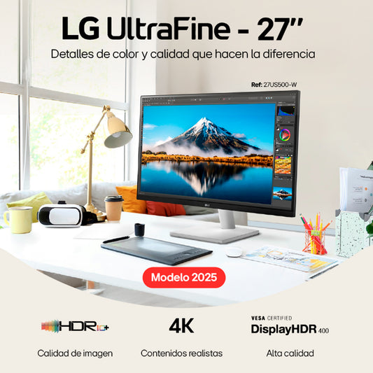 Monitor LG 27US500 IPS UHD 4K 27” Ultrafine 5ms 60Hz