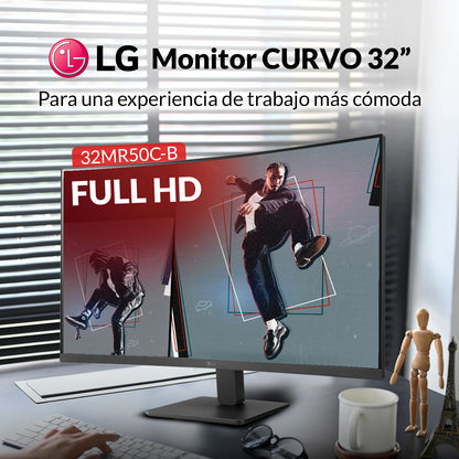 Monitor Curvo LG 32MR50C-B 32 AMD FreeSync FHD 100Hz 5ms