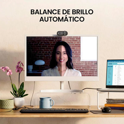 Cámara Web logitech Brio 100 Full HD 1080p Tapa Rightlight 2