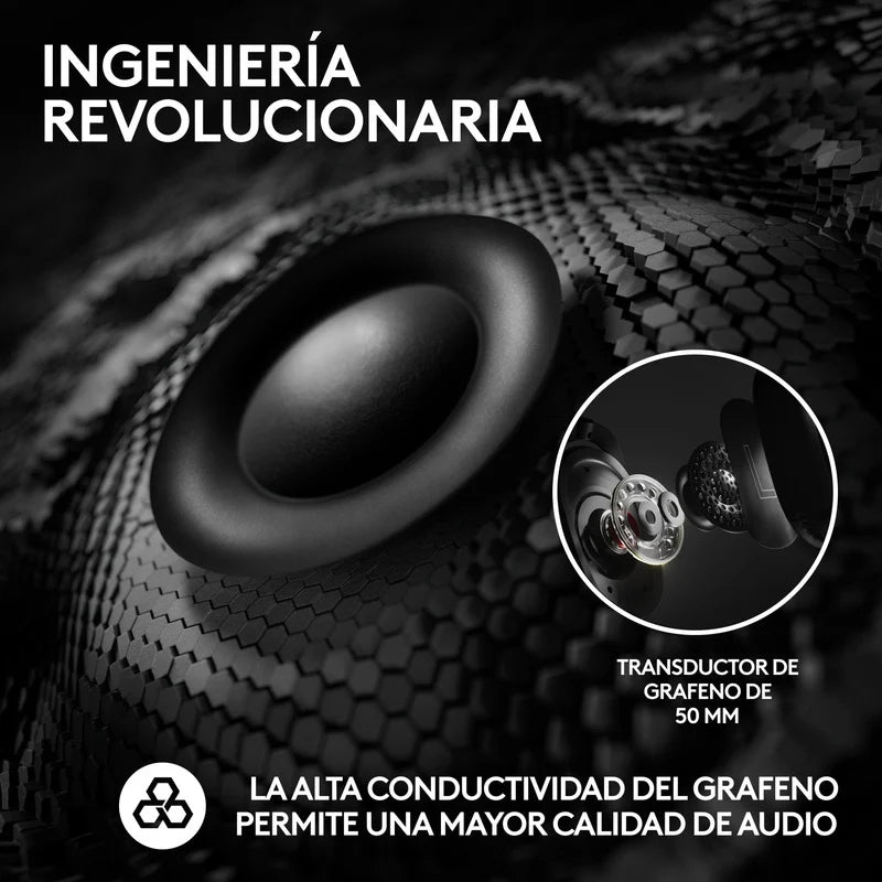 Diadema Gamer Logitech G Pro X 2 Inalámbrica - Negro