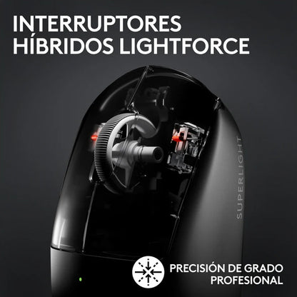 Mouse Gaming Inalámbrico Logitech G Pro X SUPERLIGHT 2 Negro