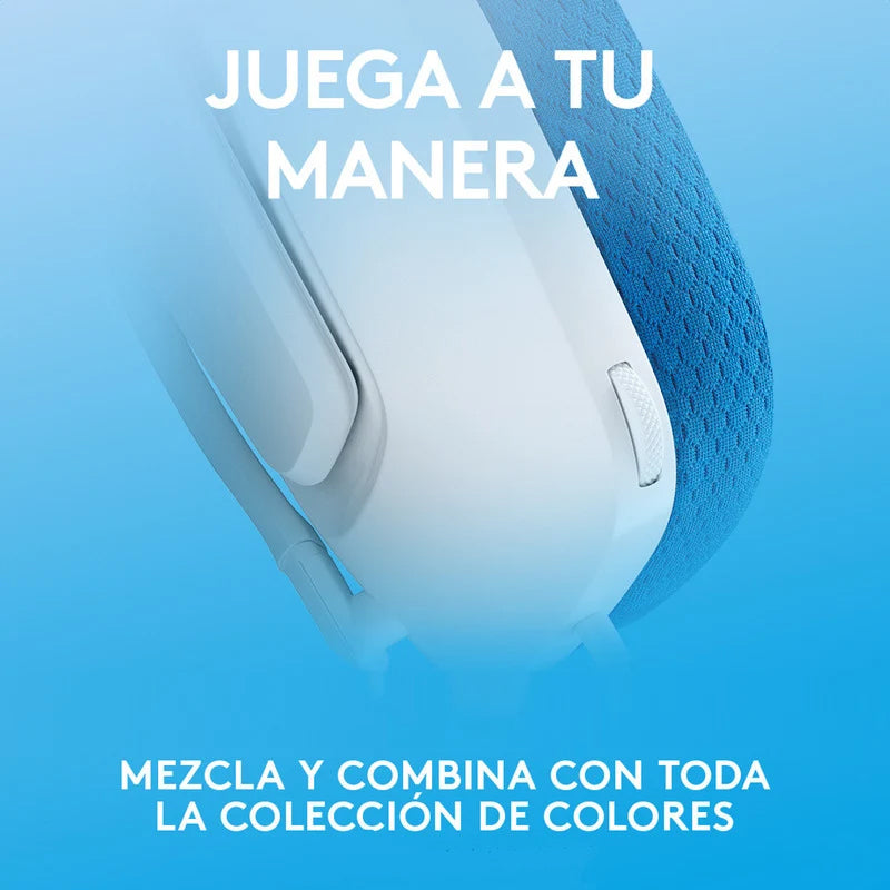 Diadema Gamer Logitech G335 3.5mm PC Xbox Play Switch Blanco
