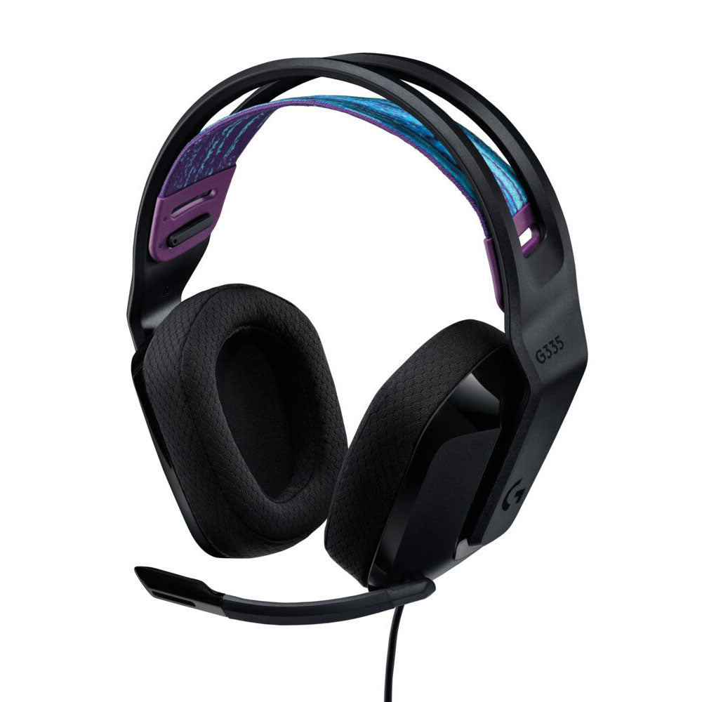 Diadema Gamer Logitech G335 3.5mm PC Xbox Play Switch Negro