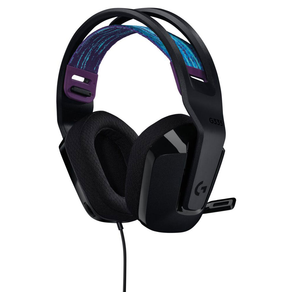 Diadema Gamer Logitech G335 3.5mm PC Xbox Play Switch Negro