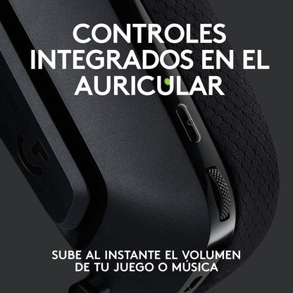 Auriculares inalámbricos Logitech g535 con micrófono Negro