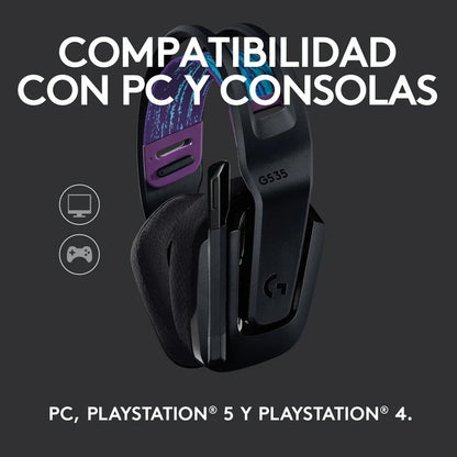Auriculares inalámbricos Logitech g535 con micrófono Negro