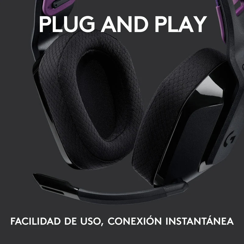 Auriculares inalámbricos Logitech g535 con micrófono Negro