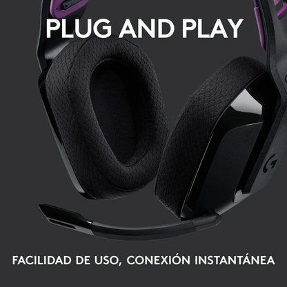 Auriculares inalámbricos Logitech g535 con micrófono Negro
