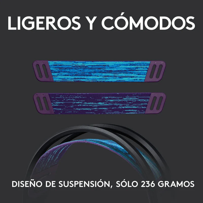 Auriculares inalámbricos Logitech g535 con micrófono Negro