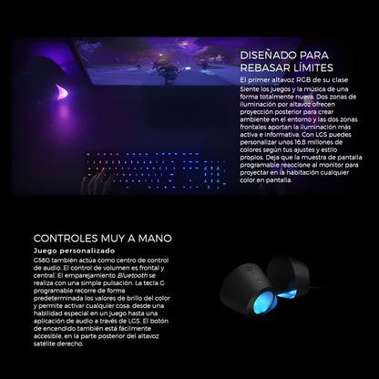 Parlantes Gamer Logitech G560 2.1 RGB LIGHTSYNC