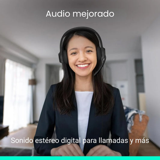 Diadema Logitech H390 Stereo Usb Typo-C - Negro