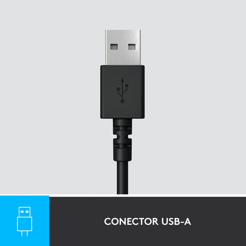 Audífonos / Diadema Con Micrófono Logitech Usb Headset H390