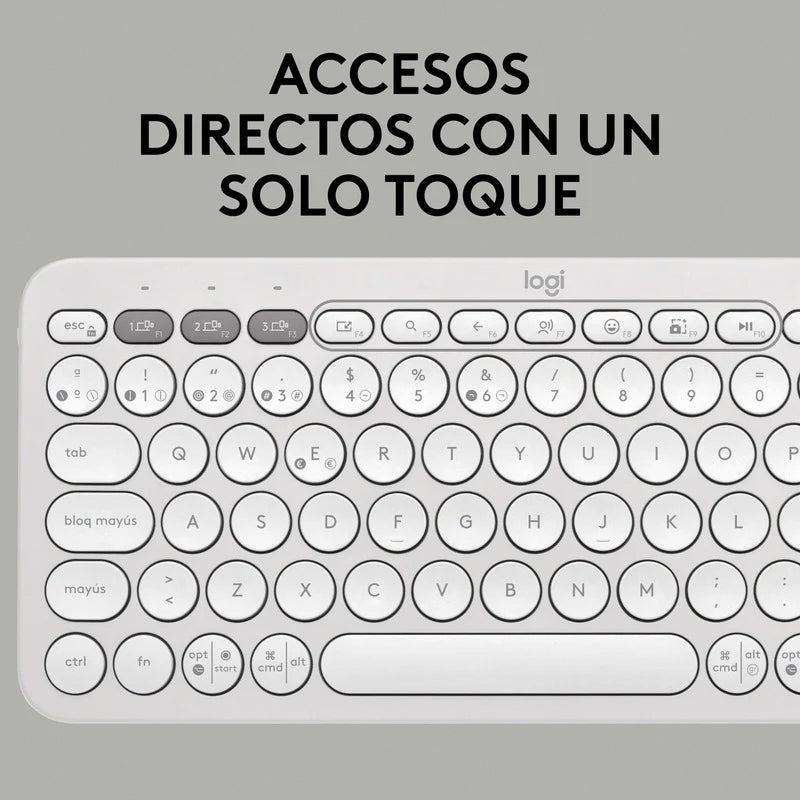 Teclado Inalámbrico Logitech K380s Bluetooth Pebble Keys