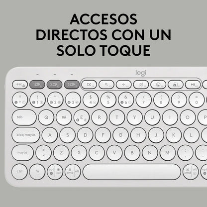 Teclado Inalámbrico Logitech K380s Bluetooth Pebble Keys