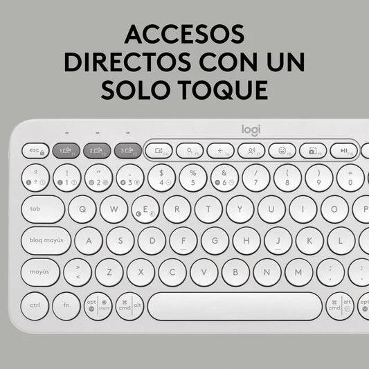 Teclado Inalámbrico Logitech K380s Bluetooth Pebble Keys