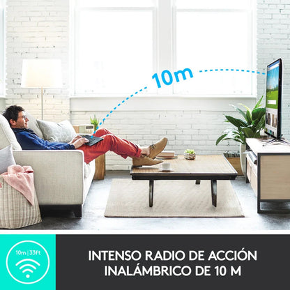 Logitech K400 Plus Teclado Inalambrico Touch Para Smart Tv
