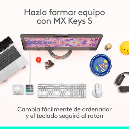 Mouse Logitech MX Master 3S Inalámbrico Bluetooth - Gris