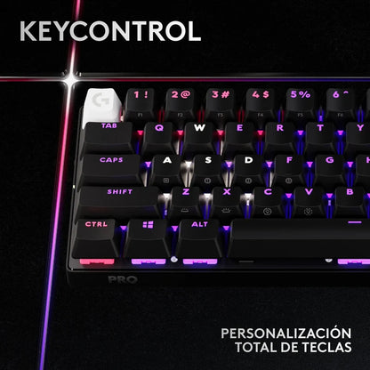 Teclado Gaming Logitech Pro X 60 LIGHTSYNC 60% RGB - Negro
