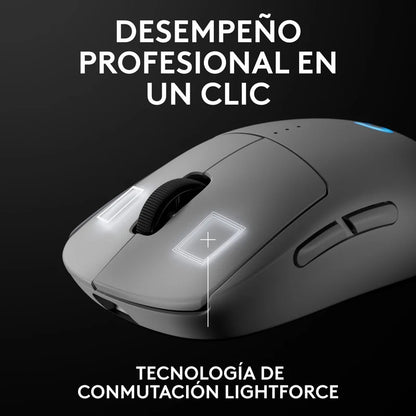 Mouse Gaming Inalámbrico Logitech G Pro 2 LIGHTSPEED Blanco