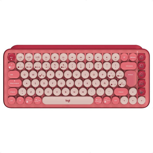 Logitech Teclado Bluetooth POP Keys Teclas con Emojis Heartbreaker