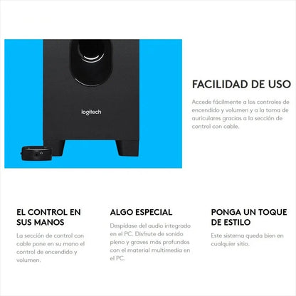 Logitech Z313 Sistema De Sonido 2.1 50 Watts