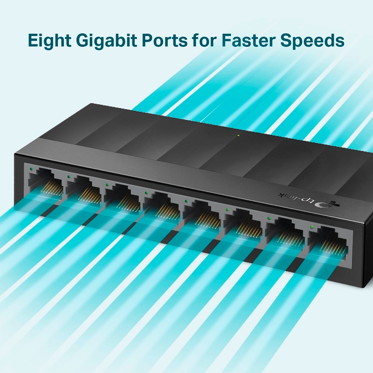 Switch De Escritorio Tp-link Ls1008g Gigabit 8 Puertos