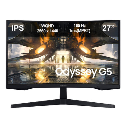 Monitor Gaming Samusng G55A 27" Odyssey G5 Curvo QHD 165Hz