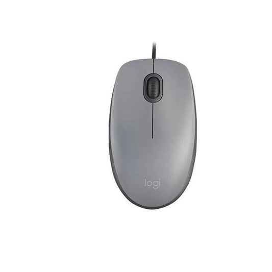 Mouse Alambrico Usb Logitech M110 Silencioso Gris