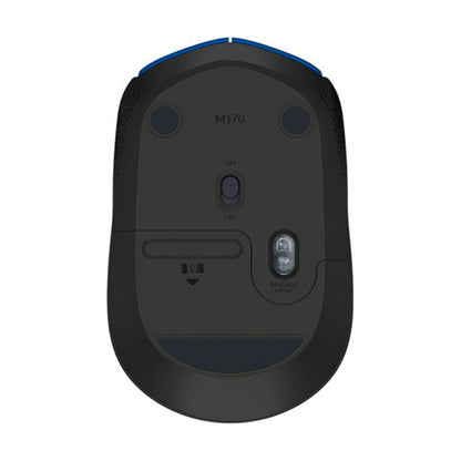 Mouse Inalámbrico Logitech M170 Azul Receptor Usb