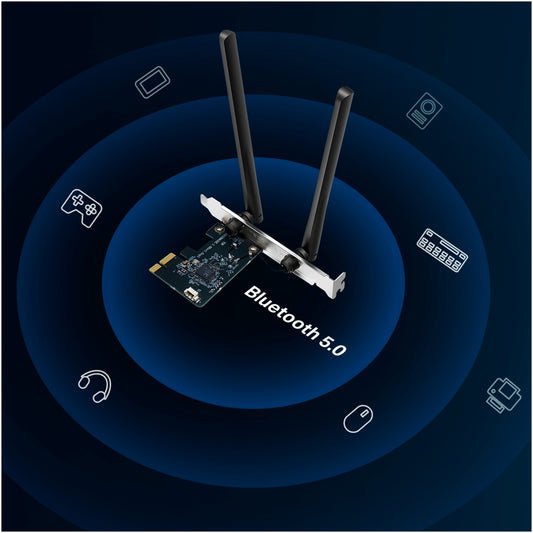 Adaptador De Red PCIe Mercusys MA30E Wifi Bluetooth AC1200