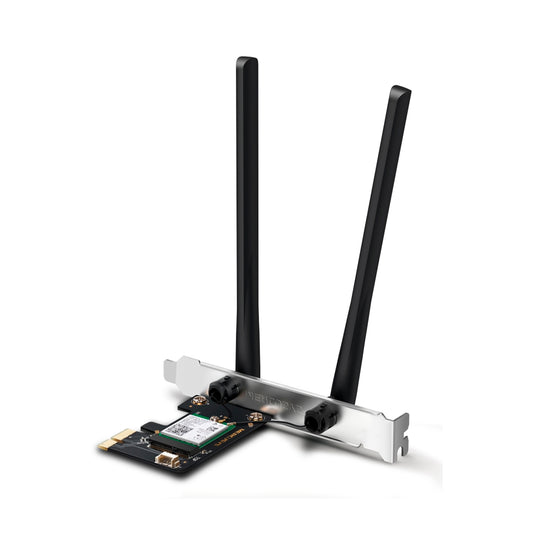 Tarjeta de red Mercusys MA80XE PCIe AX3000 Wi-Fi 6 Bluetooth