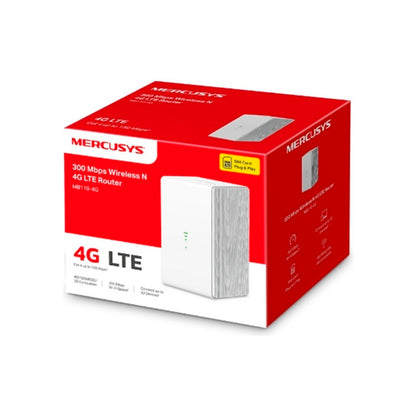 Router Inalámbrico Mercusys Mb110-4g Sim 4g Lte Wifi 300mbps