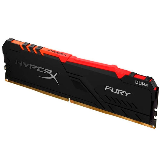 Memoria Ram Gamer Rgb 16gb Hyperx Fury Black Ddr4 3600 Mhz