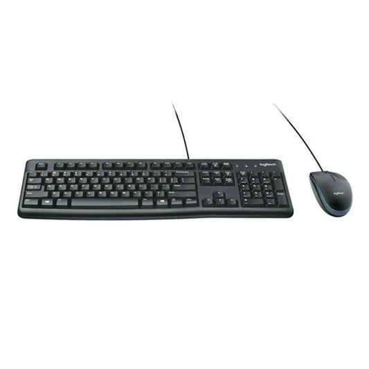 Logitech Mk120 Combo Teclado Y Mouse Usb Plug And Play Ñ