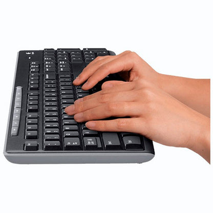 Combo Logitech Mk270 Mouse Y Teclado Inalambrico