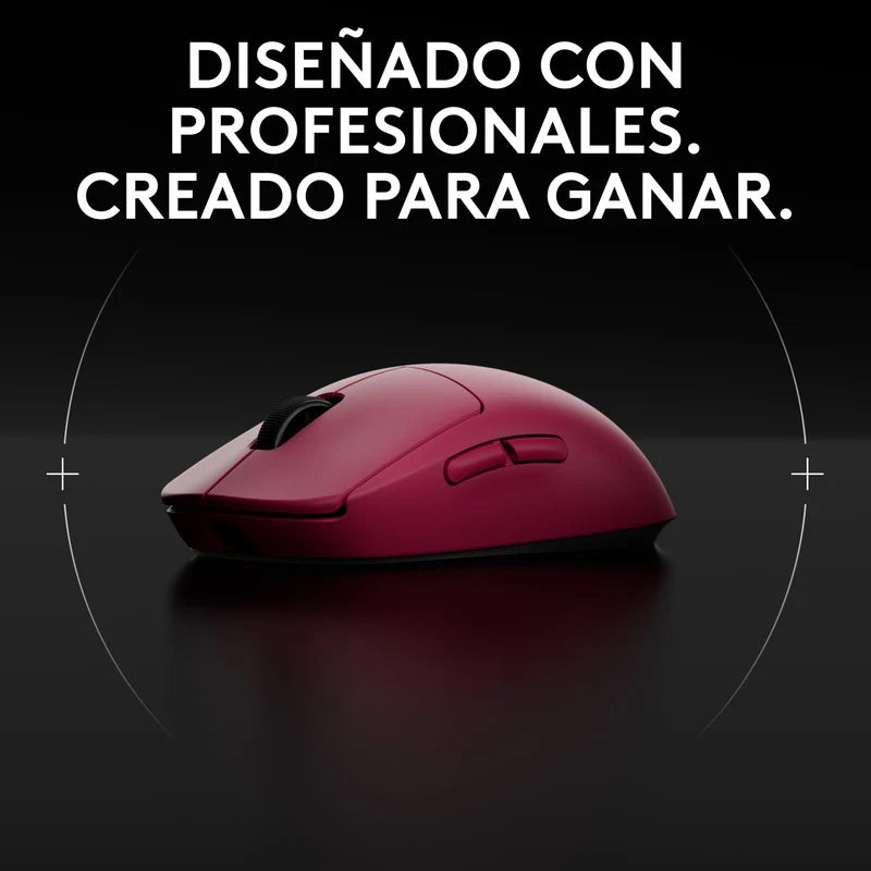Mouse Gaming Inalámbrico Logitech G Pro 2 LIGHTFORCE Magenta